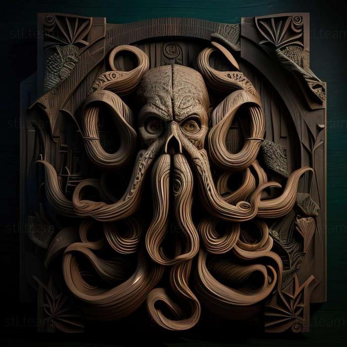 3D model Gibbous  A Cthulhu Adventure game (STL)